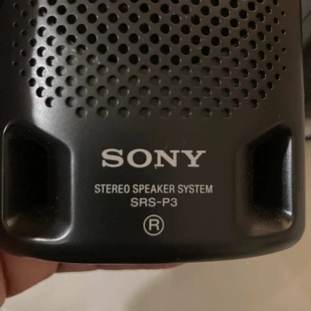 Sony SRS-P3 Mini Speaker System, Black, 3.5mm Aux. jack